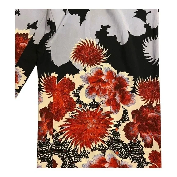 Topshop Floral Print Wide Leg Pants - Picture 4 of 8